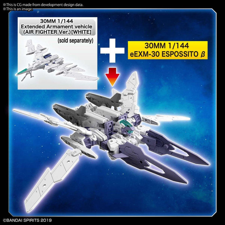 Bandai 40 eEXM-30 Espossito B 30MM 1/144 Model Kit - A-Z Toy Hobby