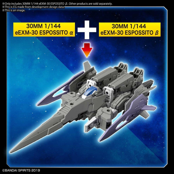 Bandai 40 eEXM-30 Espossito B 30MM 1/144 Model Kit - A-Z Toy Hobby
