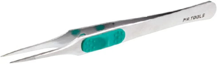 Mr. Hobby MT202 Mr. Precision Tweezers Thin Tip Straight - A-Z Toy Hobby