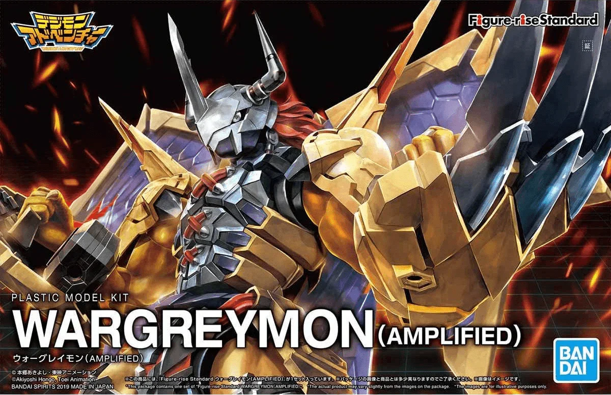 Bandai Digimon Wargreymon Amplified Figure-rise Model Kit - A-Z Toy Hobby