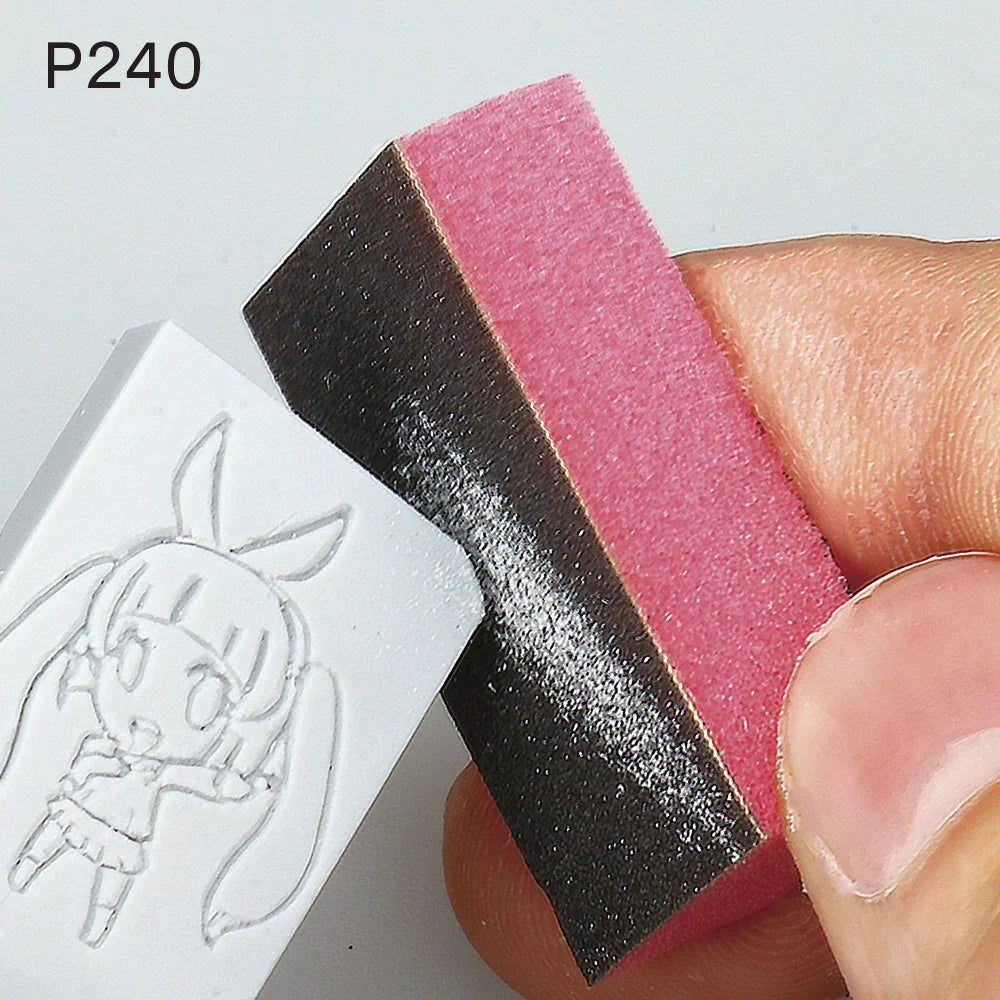 GodHand Kamiyasu Sanding Sponge Stick 10mm Set A (120, 240, 400) GH-KS10-A3A - A-Z Toy Hobby