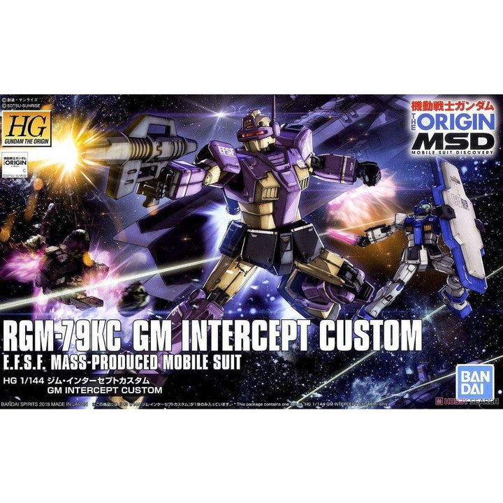 Bandai #023 RGM-79KC GM Intercept Custom The Origin Ver. HG 1/144 Model Kit - A-Z Toy Hobby