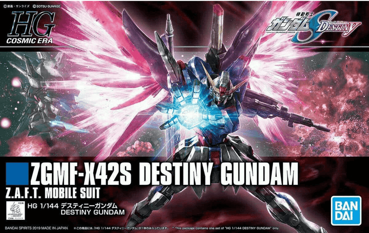 Bandai 224 Destiny Gundam HGCE 1/144 Model Kit - A-Z Toy Hobby