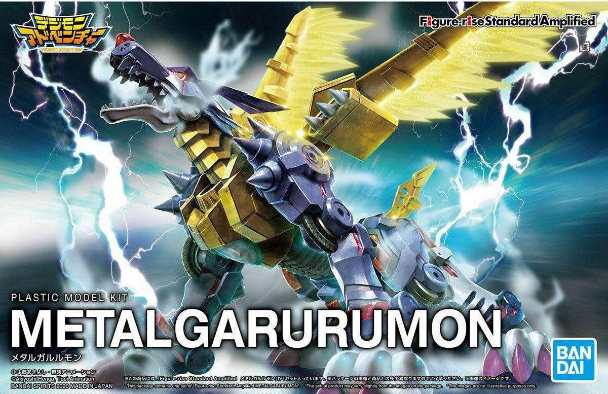 Bandai Digimon Metal Garurumon Amplified Figure-rise Model Kit - A-Z Toy Hobby