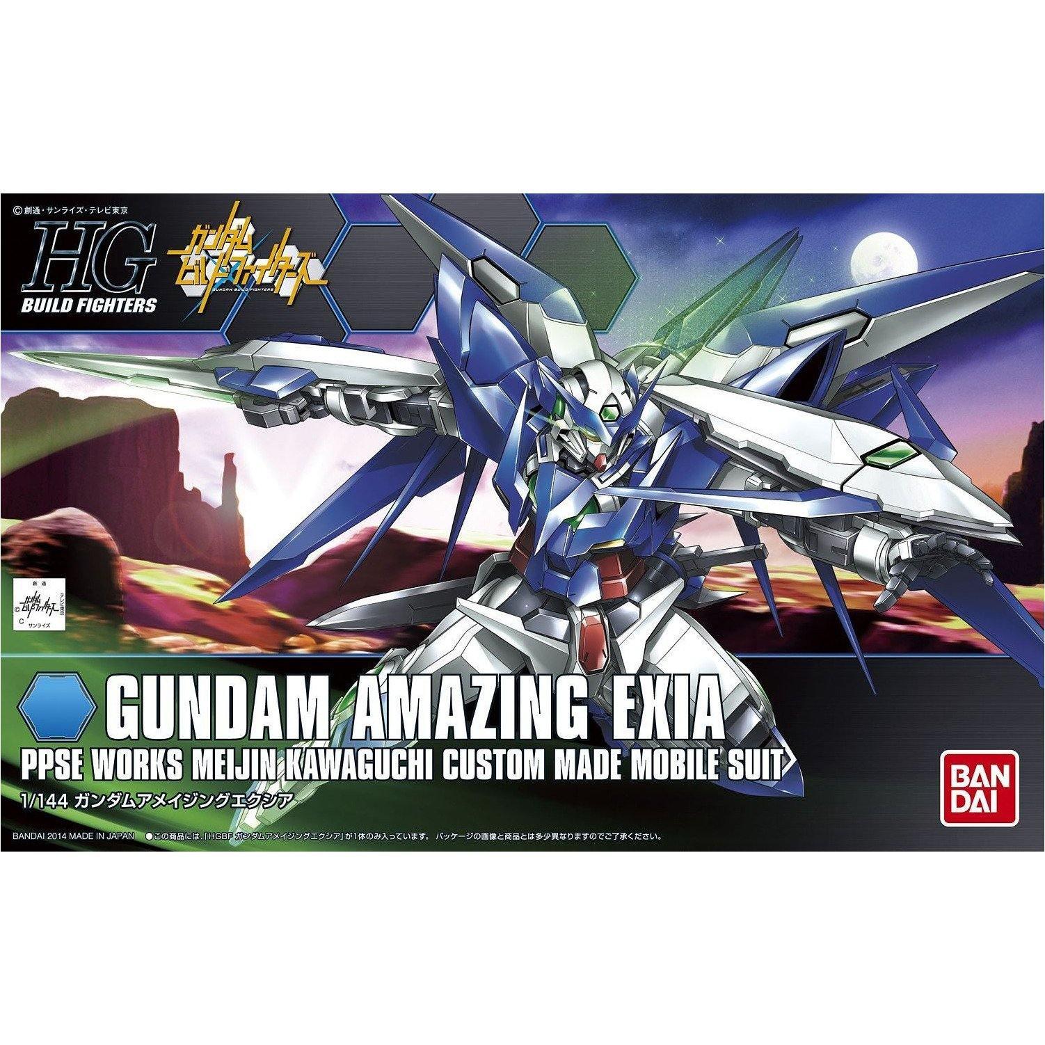Bandai 016 Gundam Amazing Exia HGBF 1/144 Model Kit - A-Z Toy Hobby