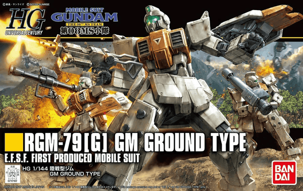 Bandai 202 RGM-79 GM Ground Type HGUC 1/144 Model Kit - A-Z Toy Hobby