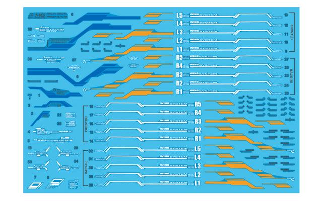 Delpi Custom Expansion Water Decal For MG Freedom Ver 2.0 - A-Z Toy Hobby