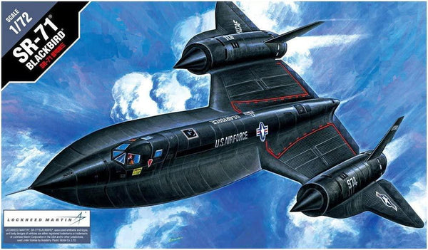 Academy 12448 SR-71 Blackbird 1/72 Model Kit - A-Z Toy Hobby