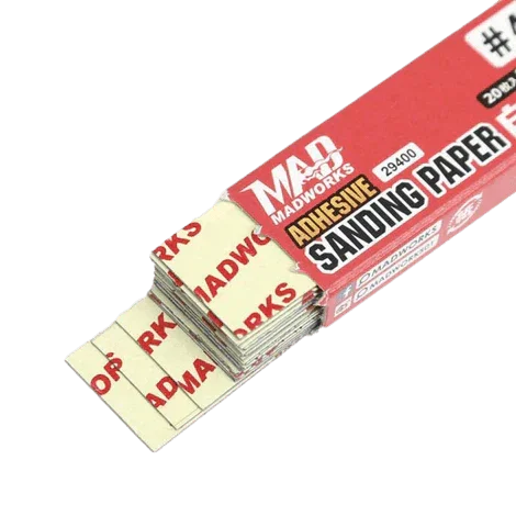 Madworks Self Adhesive Sandpaper - A-Z Toy Hobby