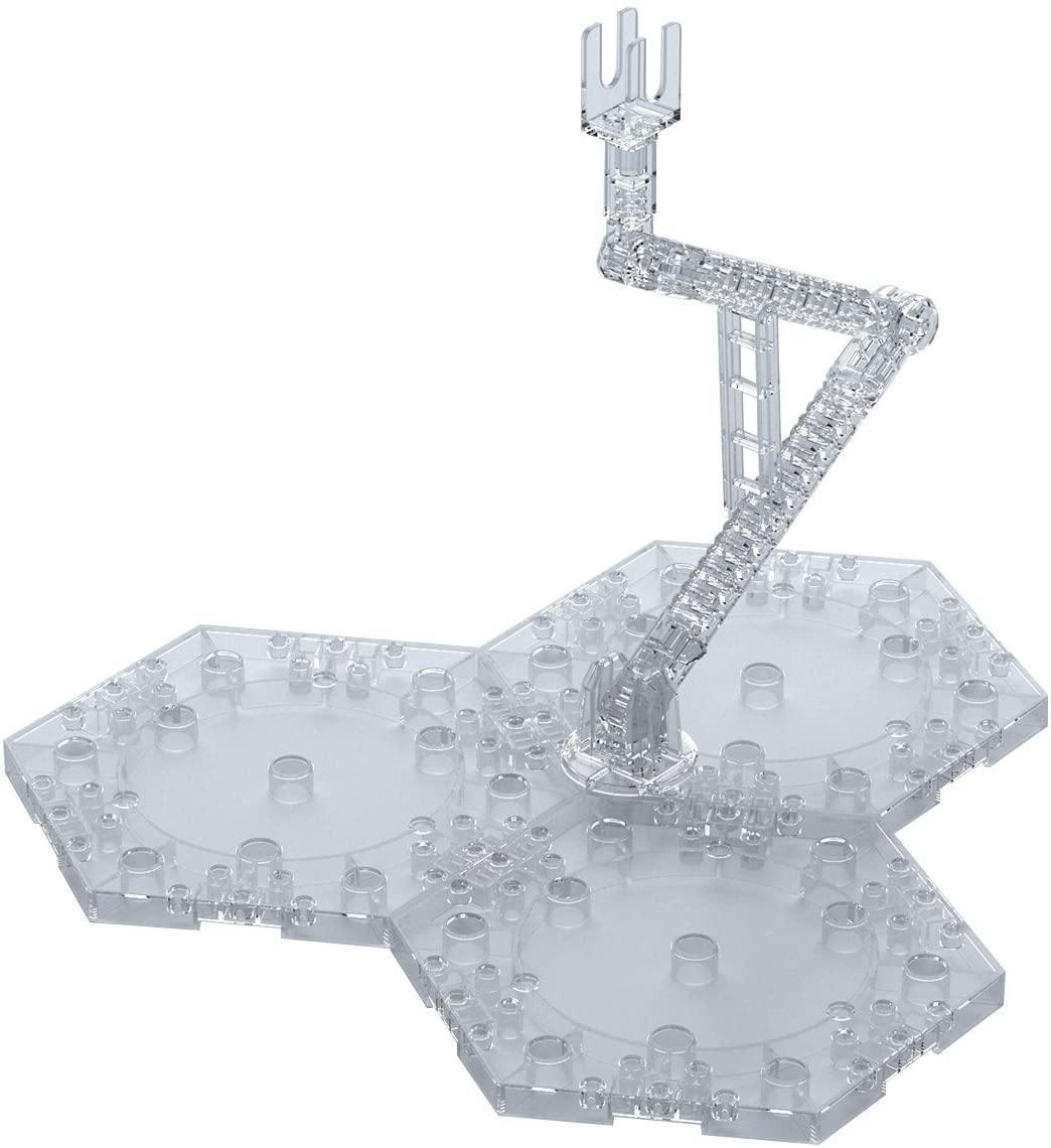 Bandai Action Base 4 Clear 1/100 1/144 Display Stand - A-Z Toy Hobby
