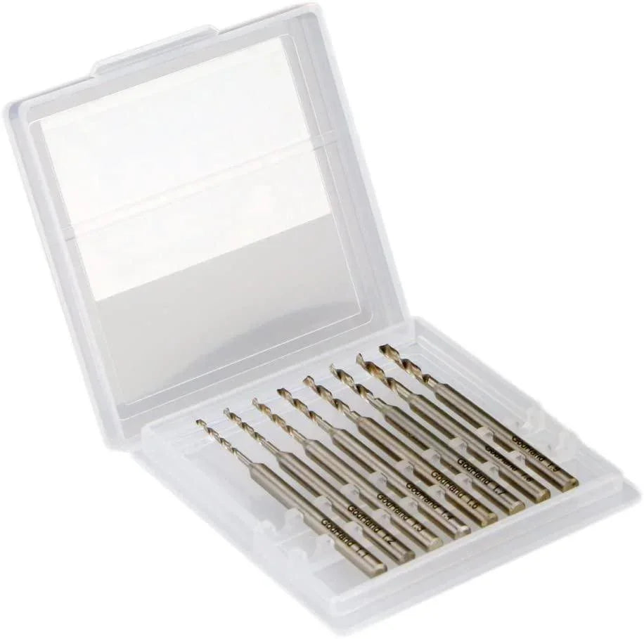 GodHand Drill Bit Set C of 8 1.1mm-1.9mm GH-DB-8C - A-Z Toy Hobby