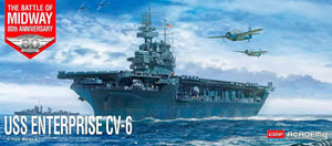 Academy 14409 USS Enterprise CV-6 "Battle of Midway" 1/700 Model Kit - A-Z Toy Hobby