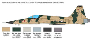 Italeri 2827 F-5E Tiger II 1/48 Model Kit - A-Z Toy Hobby
