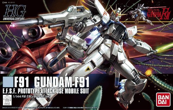 Bandai 167 Gundam F91 HGUC 1/144 Model Kit - A-Z Toy Hobby