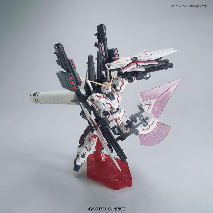 Bandai 199 Full Armor Unicorn Gundam (Destroy Mode) (Red Color Ver.) HGUC 1/144 Model Kit - A-Z Toy Hobby