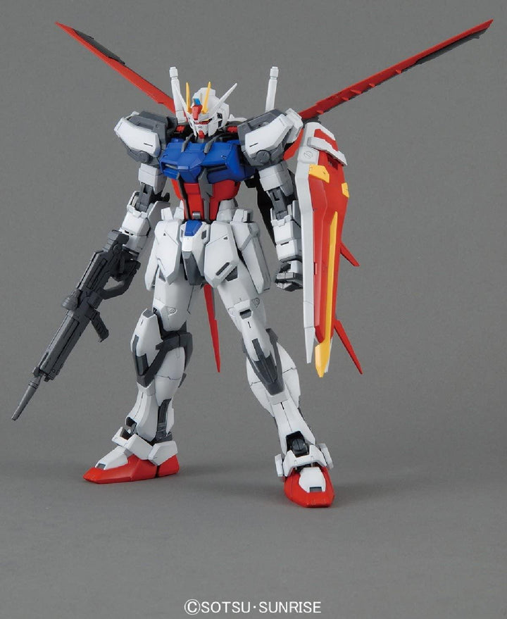 Bandai Aile Strike Gundam Ver. RM Gundam Seed MG 1/100 Model Kit - A-Z Toy Hobby