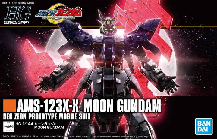 Bandai 215 Moon Gundam AMS-123X-X HGUC 1/144 Model Kit - A-Z Toy Hobby