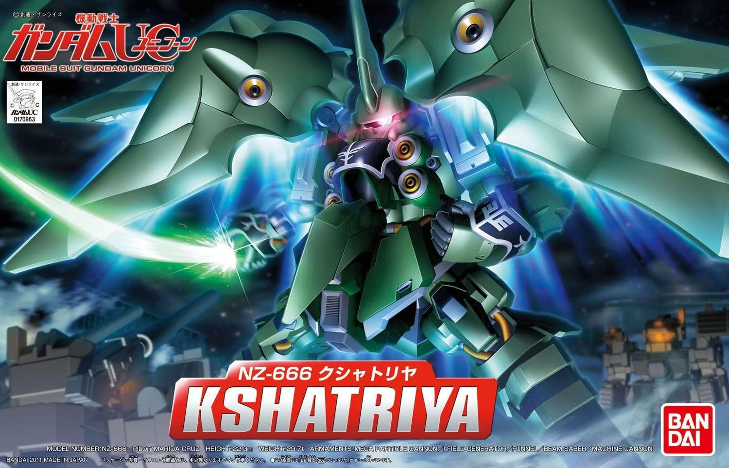 Bandai 367 Kshatriya SD BB Model Kit - A-Z Toy Hobby