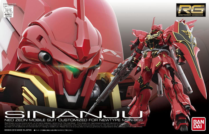 Bandai 22 Sinanju RG 1/144 Model Kit - A-Z Toy Hobby