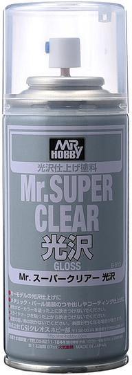 Mr. Hobby B513 Mr. Super Clear Gloss Top Coat Spray Paint 170ml - A-Z Toy Hobby