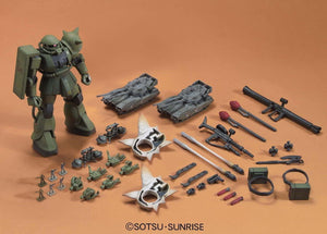 Bandai MS-06 Zaku The Ground War Set HGUC 1/144 Model Kit - A-Z Toy Hobby