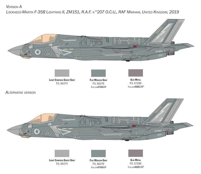 Italeri #2810 F-35 B Lightning II STOVL Version 1/48 Model Kit - A-Z Toy Hobby