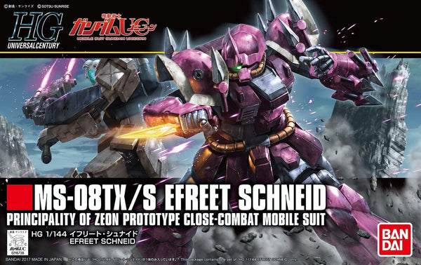 Bandai 206 Efreet Schneid HGUC 1/144 Model Kit - A-Z Toy Hobby