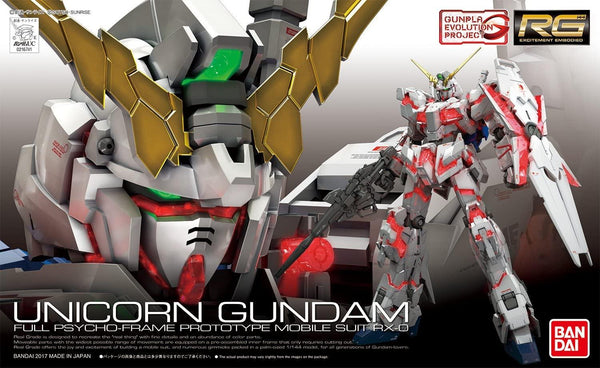 Bandai #25 RX-0 Unicorn Gundam UC RG 1/144 Model Kit - A-Z Toy Hobby