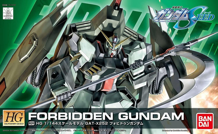 Bandai R09 Forbidden Gundam HG 1/144 Model Kit - A-Z Toy Hobby