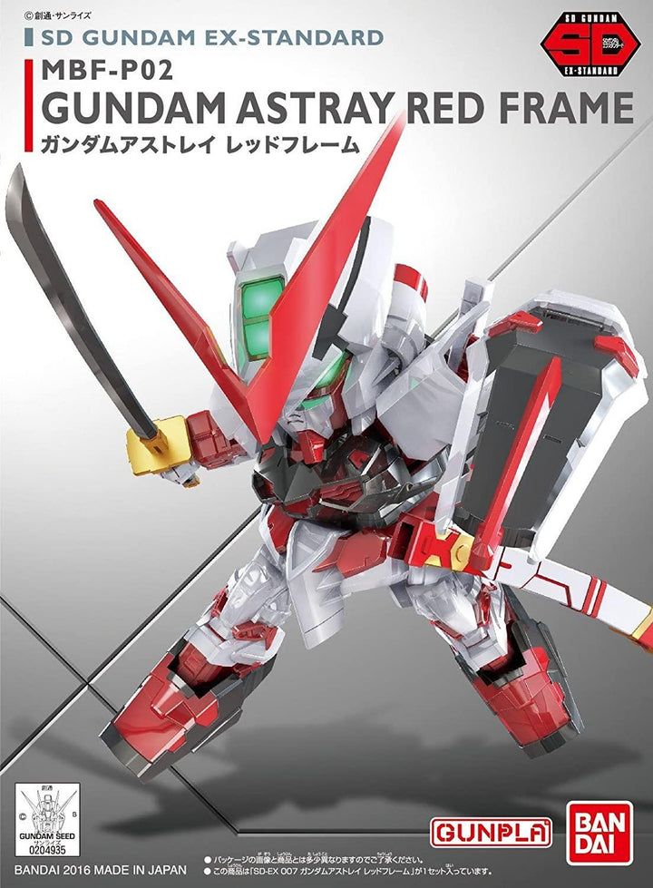 Bandai 007 Gundam Astray Red Frame SD EX-Standard Model Kit - A-Z Toy Hobby