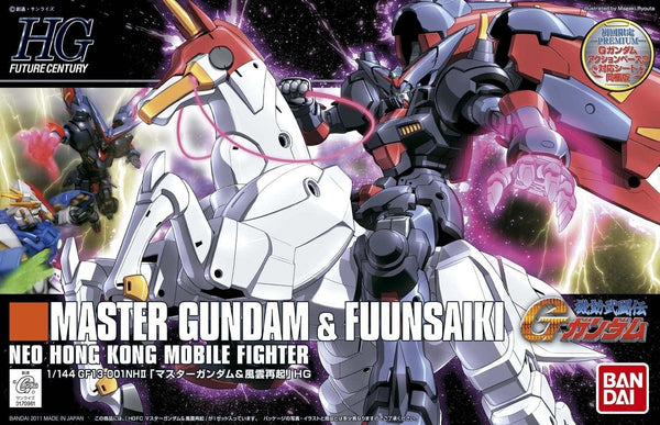 Bandai #128 Master Gundam & Fuunsaiki HGFC 1/144 Model Kit - A-Z Toy Hobby