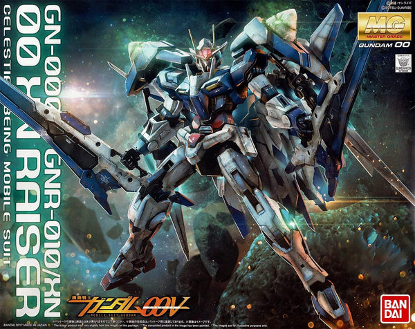 Bandai 00 XN Raiser GN-0000+GNR-010/XN MG 1/100 Model Kit - A-Z Toy Hobby