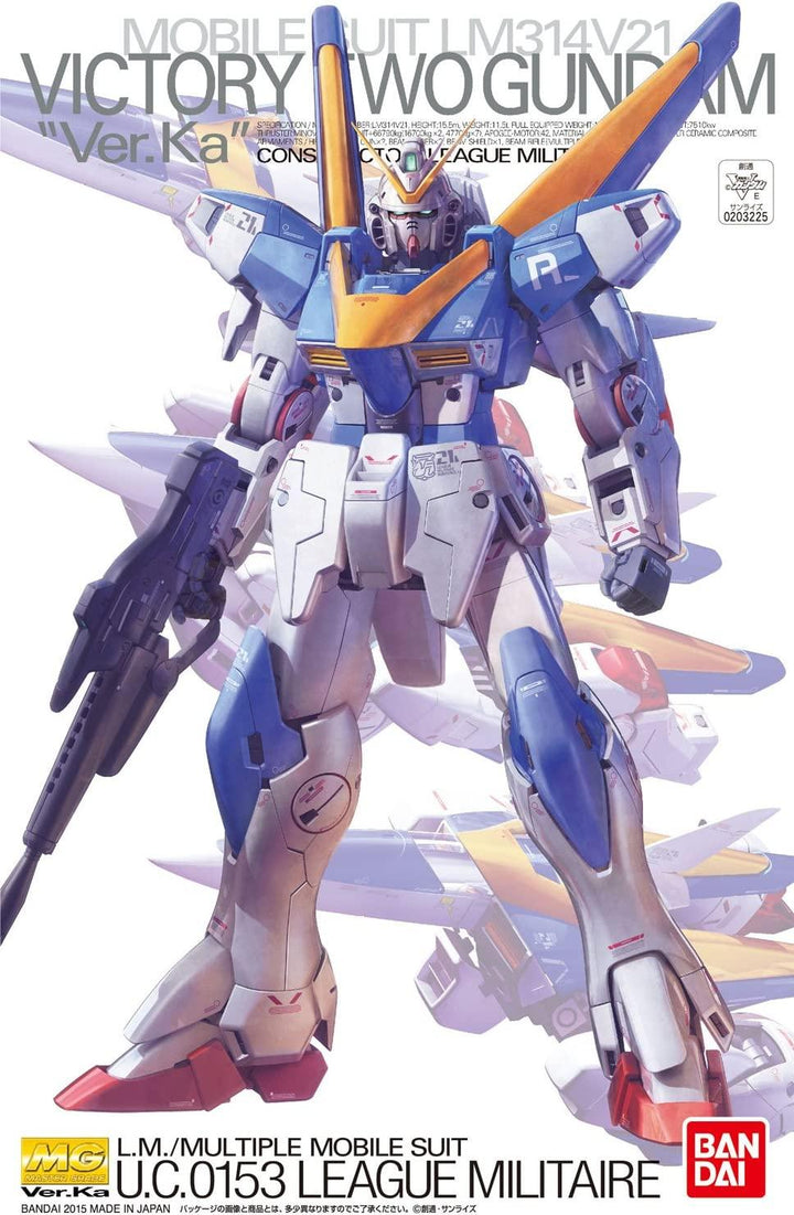 Bandai Victory Two V2 Gundam Ver. Ka MG 1/100 Model Kit - A-Z Toy Hobby