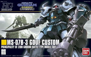 Bandai 117 MS-07B-3 Gouf Custom HGUC 1/144 Model Kit - A-Z Toy Hobby