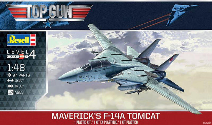 Revell Top Gun Maverick's F-14A Tomcat 1/48 Model Kit - A-Z Toy Hobby