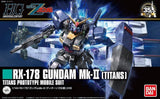 Bandai 194 RX-178 Gundam Mk-II (Titans) HGUC 1/144 Model Kit - A-Z Toy Hobby