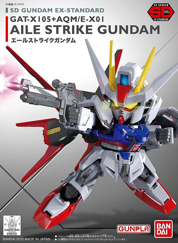 Bandai 002 Aile Strike Gundam SD EX-Standard Model Kit - A-Z Toy Hobby