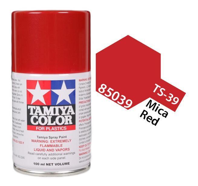 Tamiya 85039 TS-39 Mica Red Lacquer Spray Paint 100ml TAM85039 - A-Z Toy Hobby
