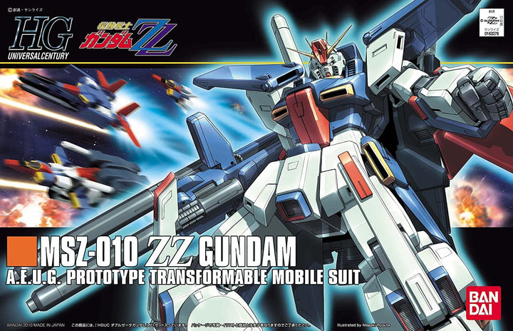 Bandai 111 MSZ-010 ZZ Gundam HGUC 1/144 Model Kit - A-Z Toy Hobby