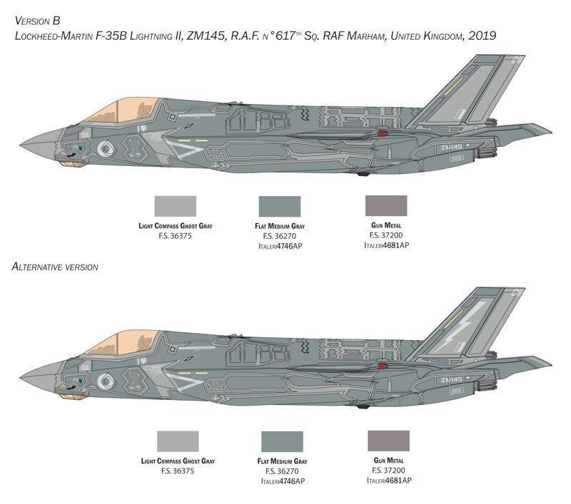 Italeri #2810 F-35 B Lightning II STOVL Version 1/48 Model Kit - A-Z Toy Hobby