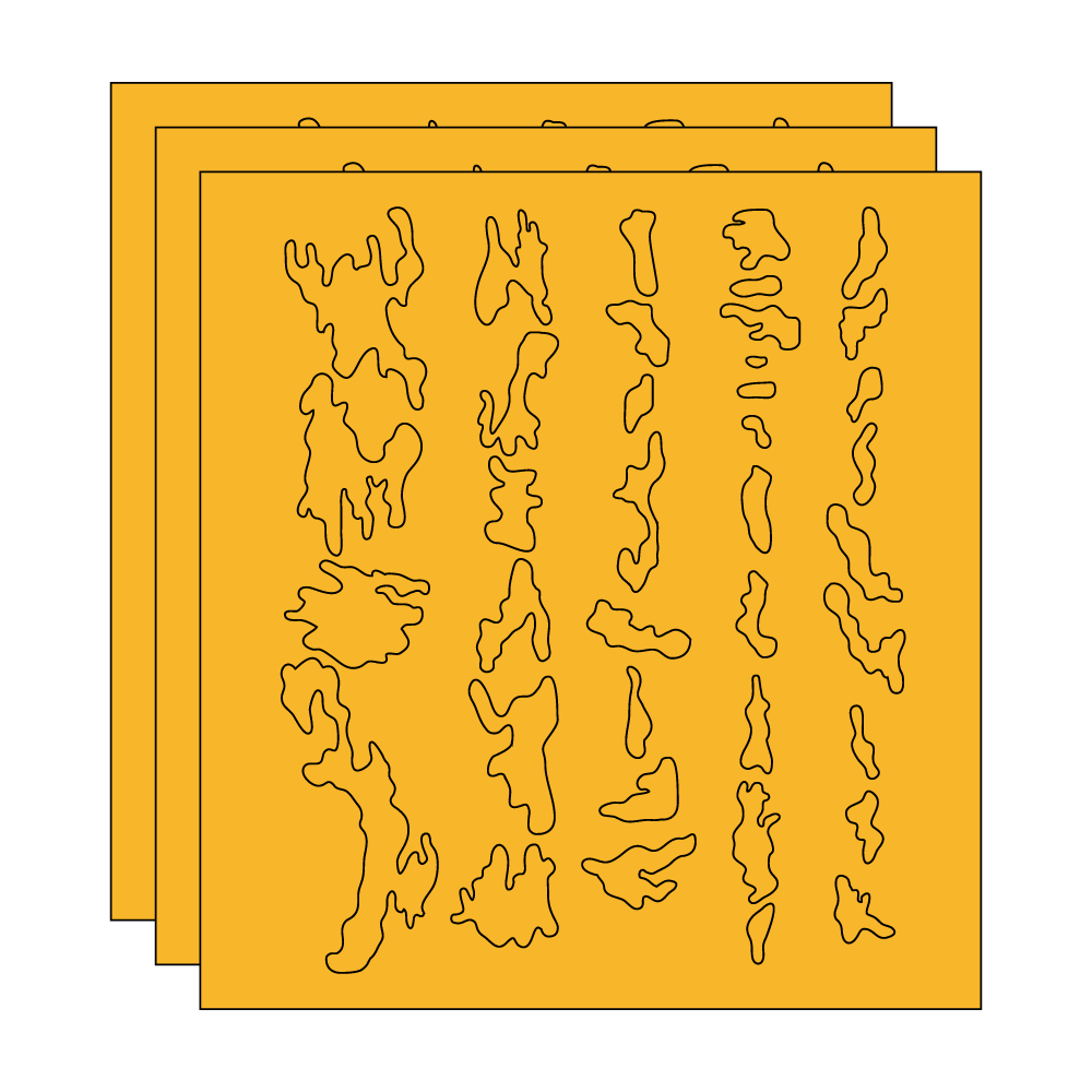 HIQParts Camouflage Masking Tape 2 (3pcs) - A-Z Toy Hobby