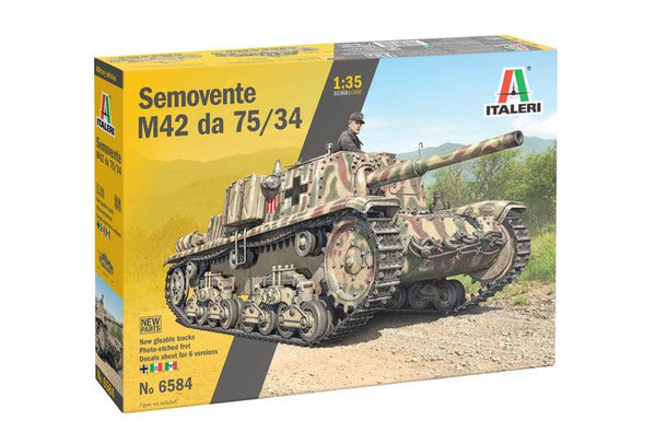 Italeri 6584 Semovente M42 da 75/34 Tank 1/35 Model Kit - A-Z Toy Hobby