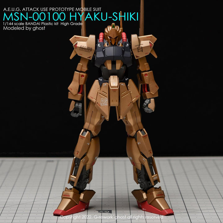 G-Rework Water Decal For HG Hyaku Shiki - A-Z Toy Hobby