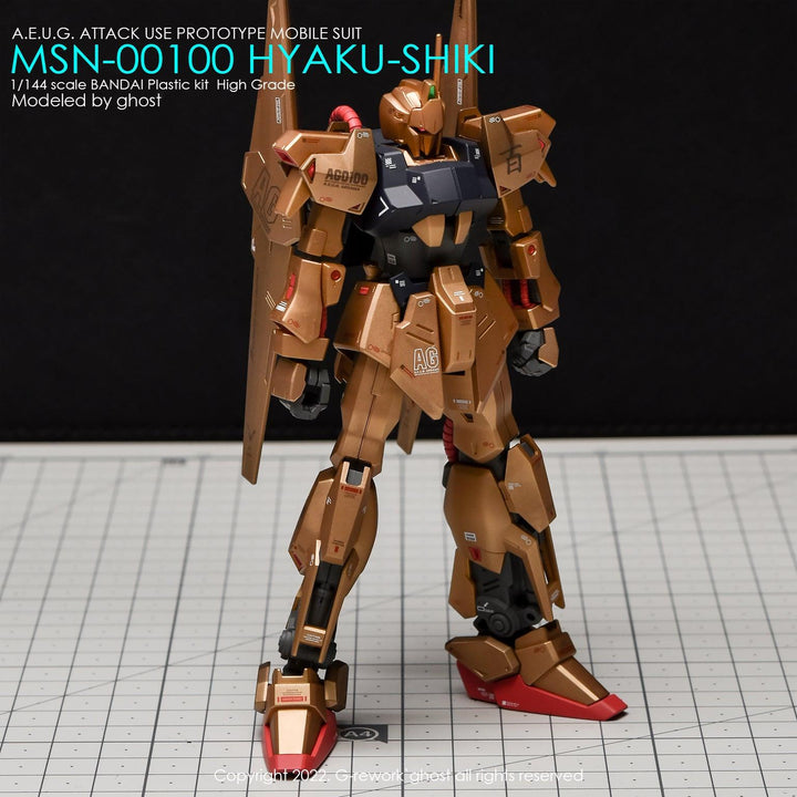 G-Rework Water Decal For HG Hyaku Shiki - A-Z Toy Hobby