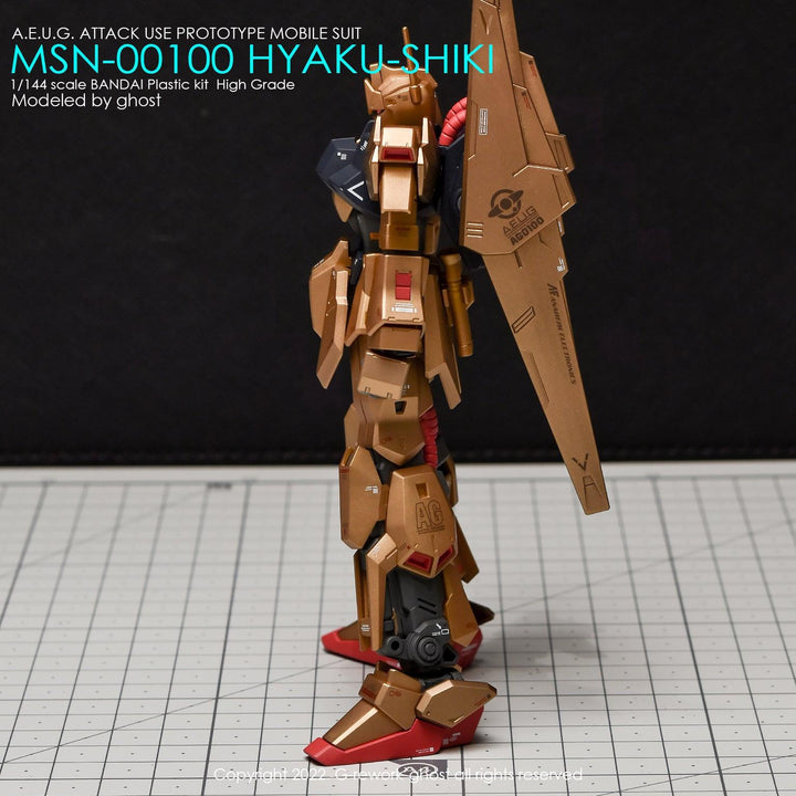 G-Rework Water Decal For HG Hyaku Shiki - A-Z Toy Hobby