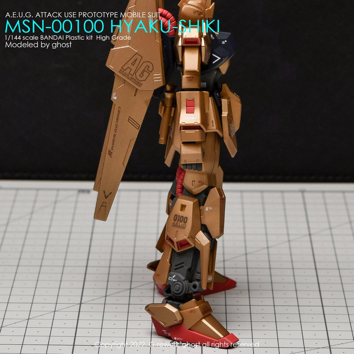 G-Rework Water Decal For HG Hyaku Shiki - A-Z Toy Hobby