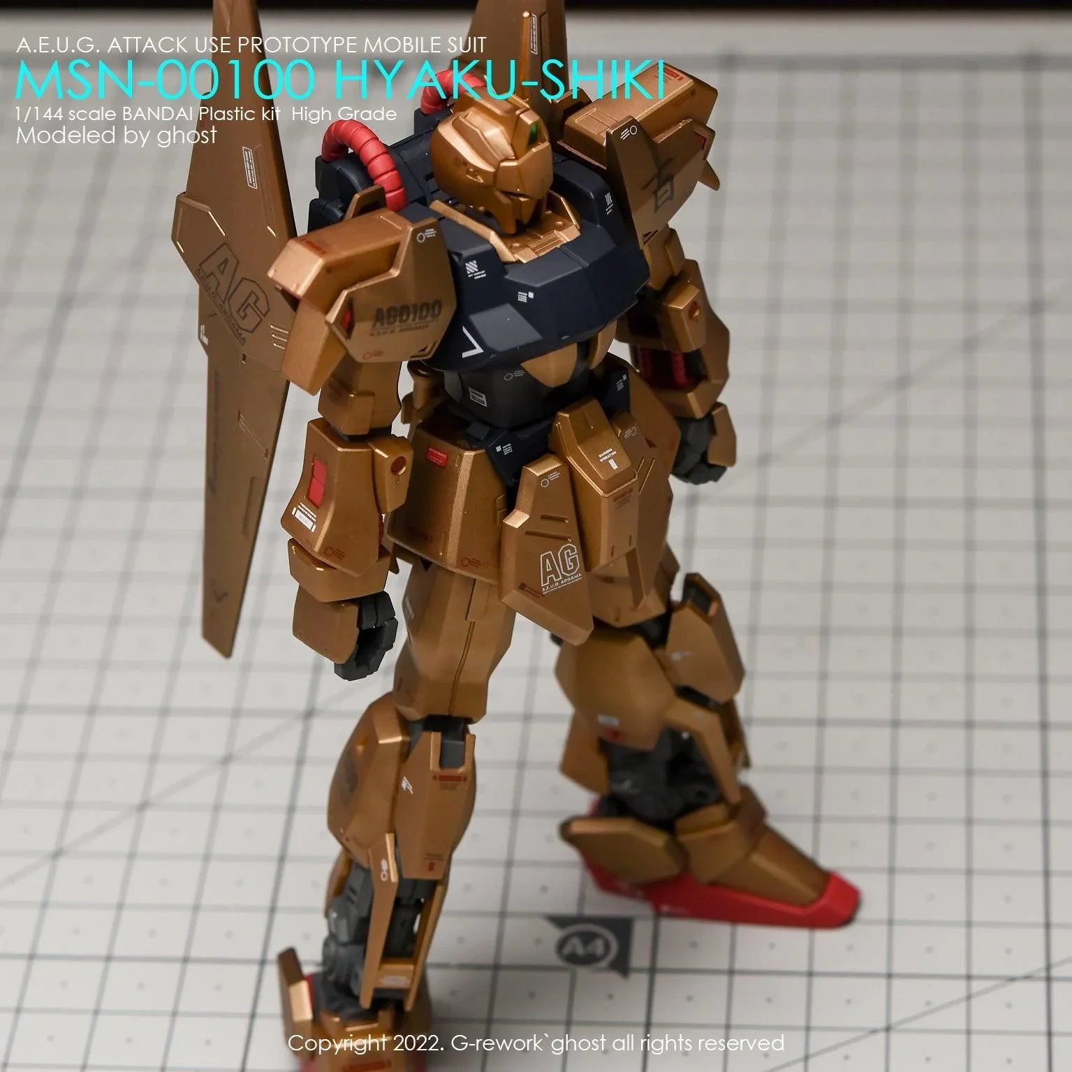 G-Rework Water Decal For HG Hyaku Shiki - A-Z Toy Hobby