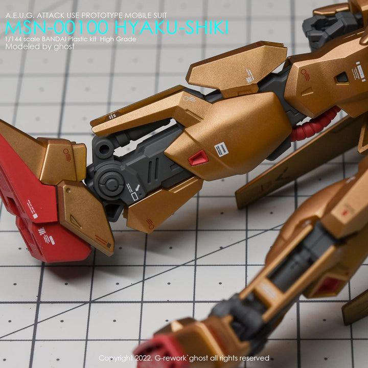 G-Rework Water Decal For HG Hyaku Shiki - A-Z Toy Hobby