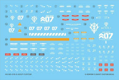 G-Rework Water Decal For HG MS-07B Gouf Custom - A-Z Toy Hobby