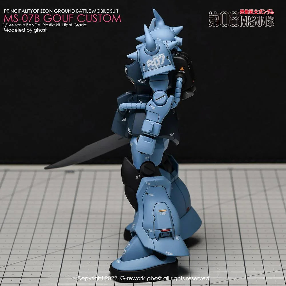 G-Rework Water Decal For HG MS-07B Gouf Custom - A-Z Toy Hobby